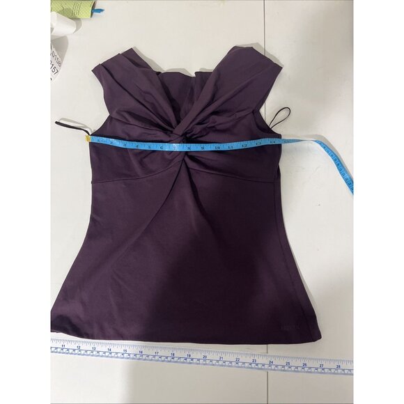 Aritzia Contour Purple Twist-Front Tank Top Womens Size L - Picture 9 of 11